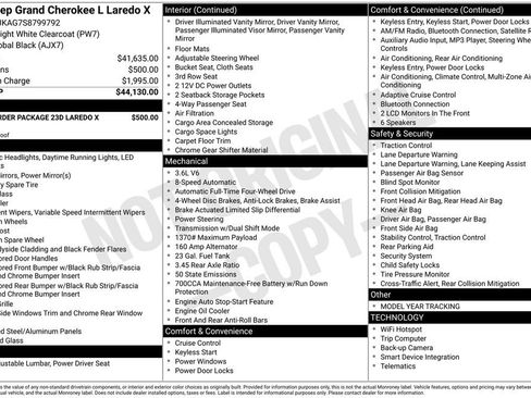 New 2025 Jeep Grand Cherokee L Laredo image 5