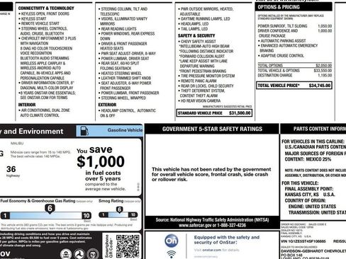 Used 2025 Chevrolet Malibu LT image 29