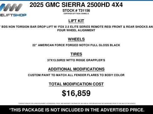 Used 2025 GMC Sierra 2500 AT4 image 2