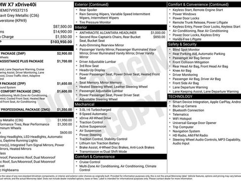 New 2027 BMW X7 xDrive40i w/ M Sport Package AWD/4WD image 2