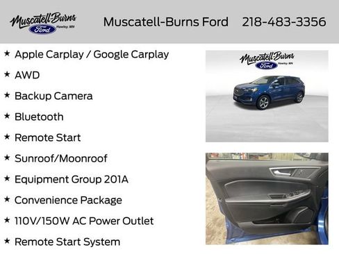 Used 2023 Ford Edge SEL w/ Convenience Package AWD/4WD image 7
