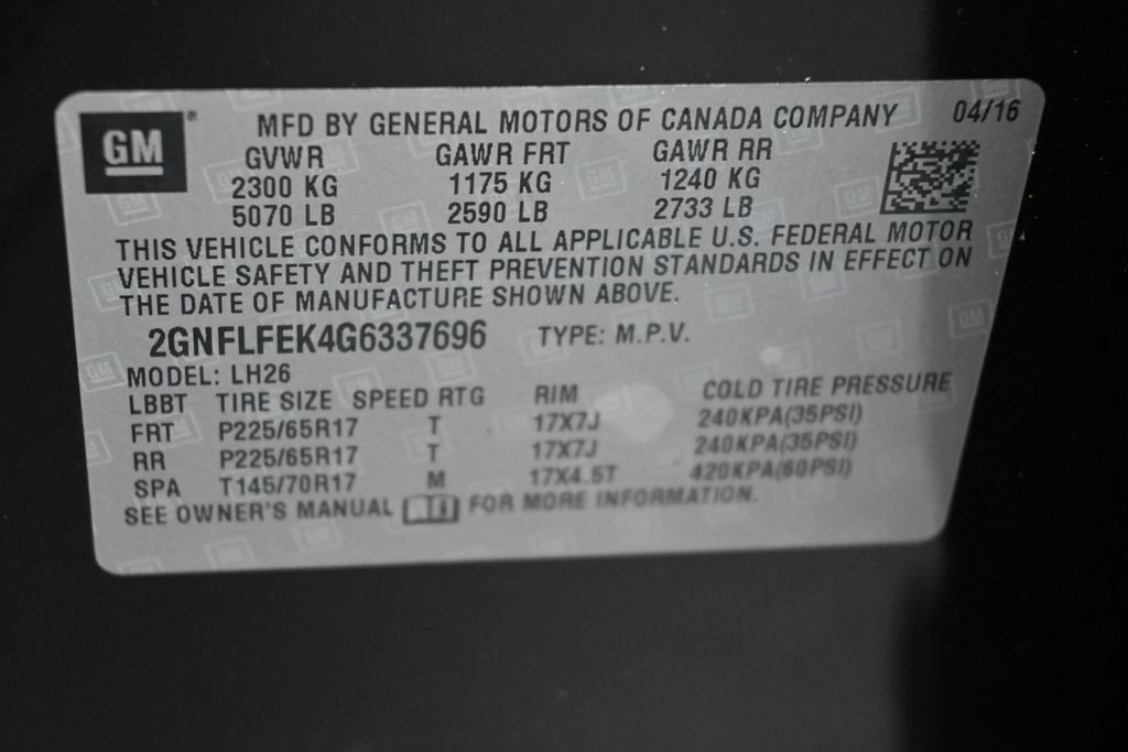 Used 2016 Chevrolet Equinox LT w/ Convenience Package AWD/4WD image 18
