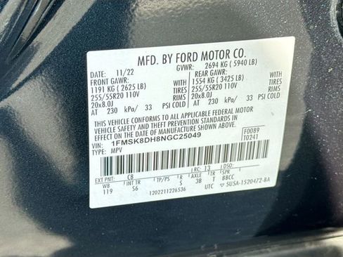 Certified 2022 Ford Explorer XLT w/ Equipment Group 202A image 36