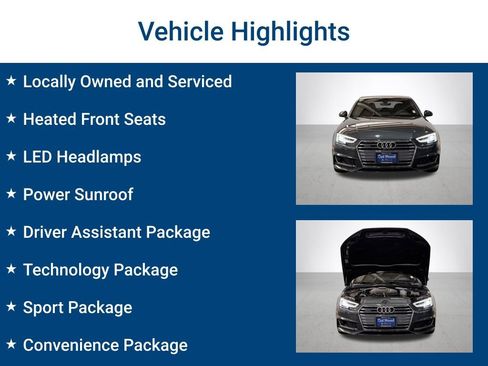 Used 2017 Audi A4 2.0T Prestige w/ Prestige Package AWD/4WD image 3