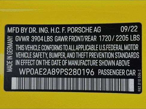 Certified 2023 Porsche 718 Cayman GT4 RS image 33