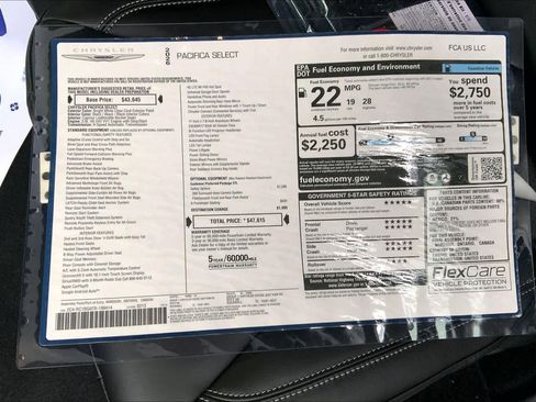 New 2026 Chrysler Pacifica Select image 19