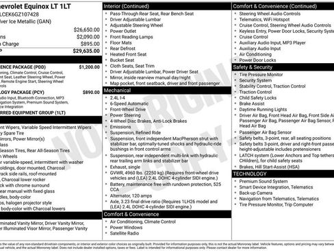 Used 2016 Chevrolet Equinox LT w/ Convenience Package image 5