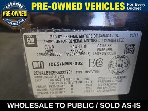 Used 2011 Chevrolet Equinox LS FWD image 35
