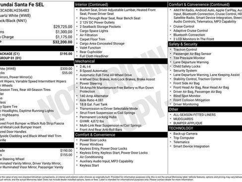 Used 2020 Hyundai Santa Fe SEL w/ Cargo Package AWD/4WD image 6