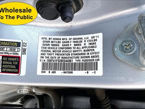 Used 2011 Honda Civic LX image 13