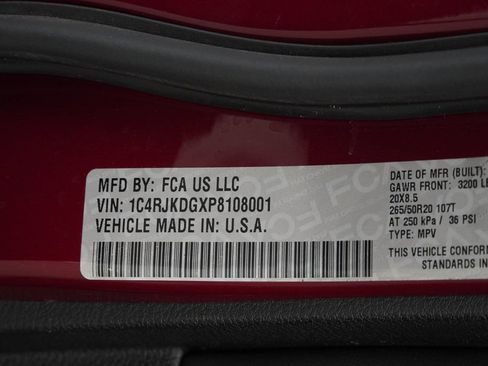 Certified 2023 Jeep Grand Cherokee L Overland AWD/4WD image 54