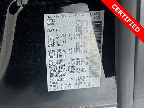 Used 2025 Nissan Frontier SV RWD image 30