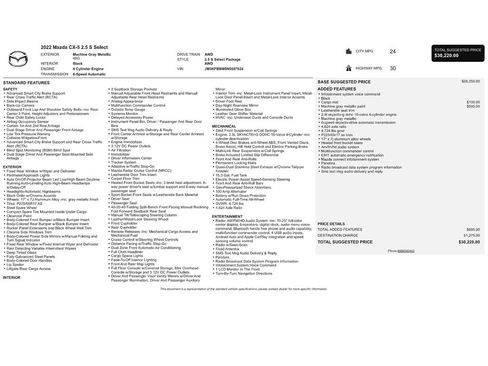 Used 2022 MAZDA CX-5 AWD 2.5 S w/ Select Package image 9