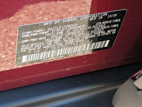 New 2026 Subaru Outback Premium image 16