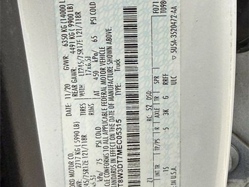 Used 2021 Ford F350 XL w/ STX Appearance Package image 34