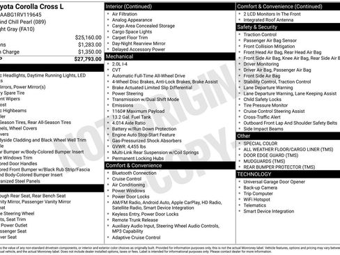 Used 2024 Toyota Corolla Cross L image 4