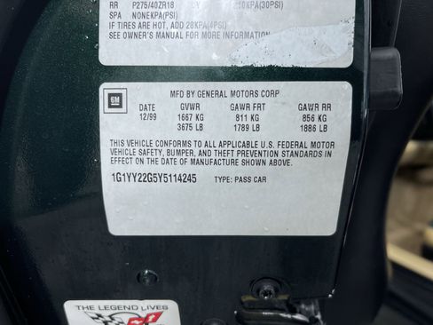 Used 2000 Chevrolet Corvette Base image 11