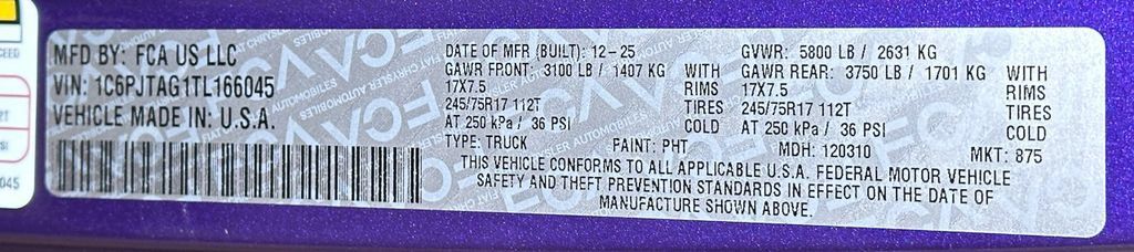 New 2026 Jeep Gladiator Sport AWD/4WD image 44