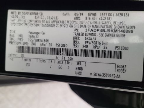 Used 2019 Ford Fiesta SE w/ Equipment Group 201A FWD image 33