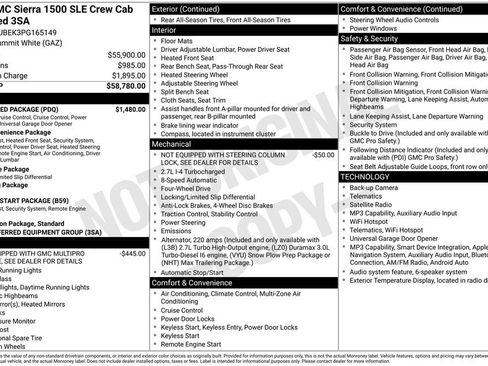Used 2023 GMC Sierra 1500 SLE w/ Preferred Package AWD/4WD image 7