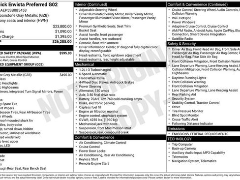 New 2025 Buick Envista Preferred w/ Advanced Safety Package image 34