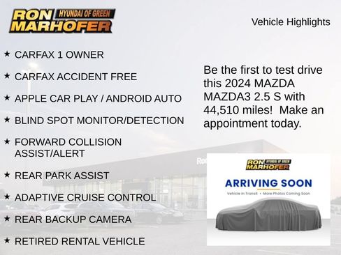 Used 2024 MAZDA MAZDA3 s FWD image 2