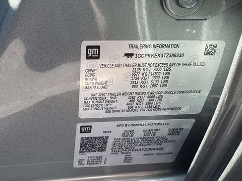 Used 2026 Chevrolet Silverado 1500 LT AWD/4WD image 27