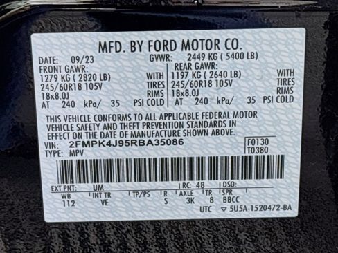 Certified 2024 Ford Edge SEL w/ Convenience Package AWD/4WD image 30