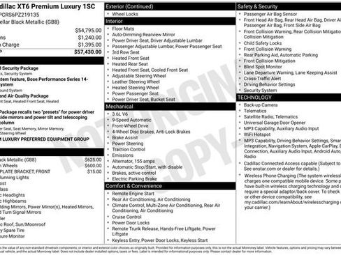 Certified 2023 Cadillac XT6 Premium Luxury FWD image 34