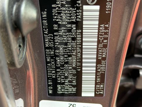 Certified 2023 Toyota Camry XLE w/ Navigation Package FWD image 29