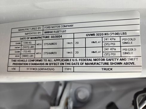 Used 2024 Ford F150 XLT w/ Equipment Group 303A High AWD/4WD image 57