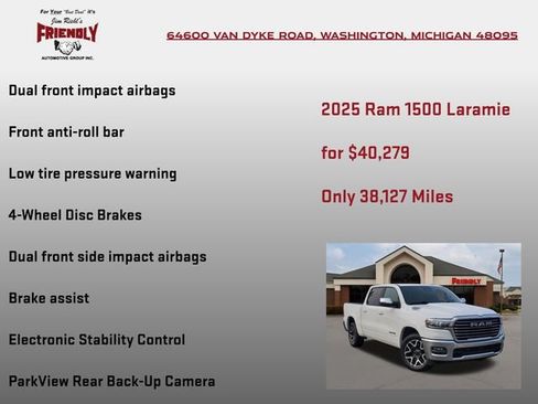 Used 2025 RAM 1500 Laramie AWD/4WD image 25