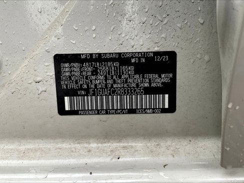 Used 2024 Subaru Impreza 2.0i Sport image 33