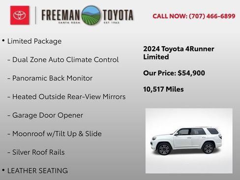 Used 2024 Toyota 4Runner Limited AWD/4WD image 5