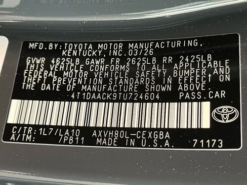 Used 2026 Toyota Camry XLE FWD image 20