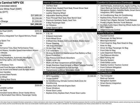 Used 2022 Kia Carnival EX FWD image 16