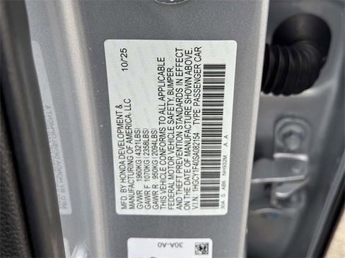 New 2025 Honda Accord SE image 16