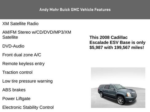 Used 2008 Cadillac Escalade ESV AWD image 4