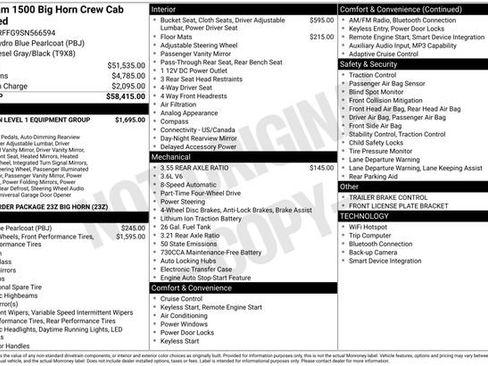 Used 2025 RAM 1500 Big Horn AWD/4WD image 52