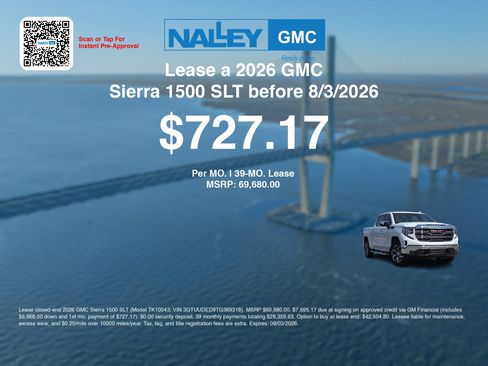 New 2026 GMC Sierra 1500 SLT w/ SLT Premium Plus Package AWD/4WD image 3