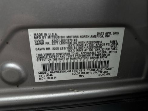 Used 2015 Mitsubishi Outlander Sport ES image 31