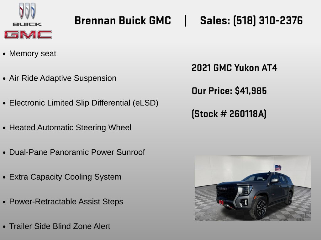 Certified 2021 GMC Yukon AT4 w/ AT4 Premium Plus Package AWD/4WD image 24