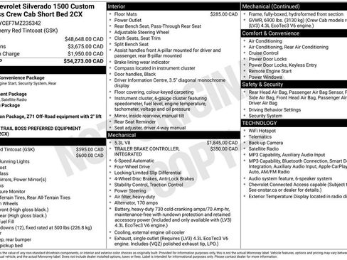 Used 2021 Chevrolet Silverado 1500 Custom Trail Boss AWD/4WD image 55