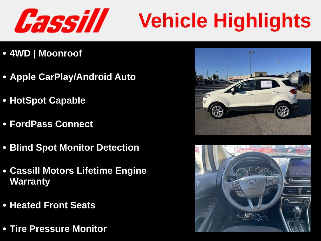 Used 2020 Ford EcoSport SE w/ SE Convenience Package AWD/4WD image 7