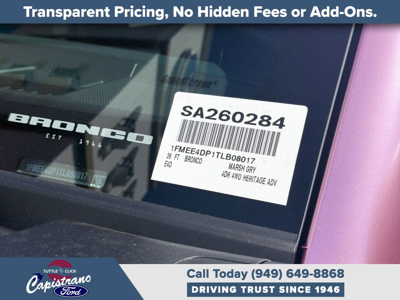 New 2026 Ford Bronco Heritage Edition AWD/4WD image 39