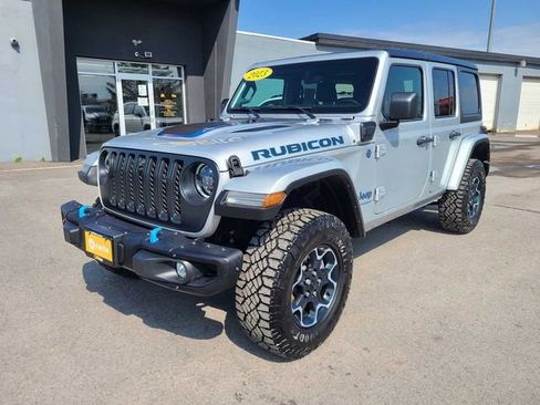 Used 2023 Jeep Wrangler Unlimited Rubicon 4xe w/ Steel Bumper Group AWD/4WD image 1