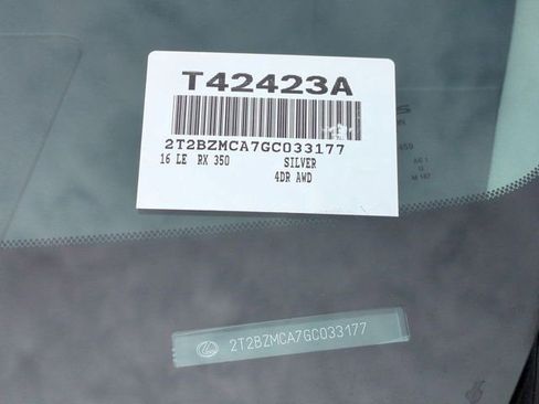 Used 2016 Lexus RX 350 350 w/ Premium Package image 19