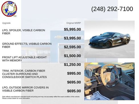 New 2025 Chevrolet Corvette Z06 w/ Battery Protection Package image 5