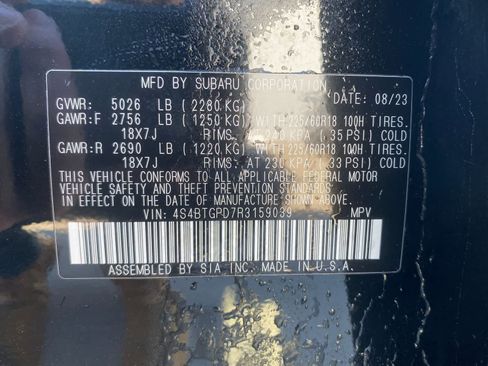 Certified 2024 Subaru Outback Touring XT image 39