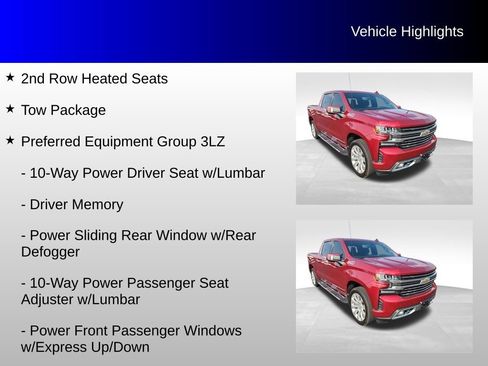 Used 2019 Chevrolet Silverado 1500 High Country AWD/4WD image 8